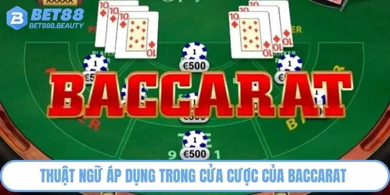 Thuật ngữ áp dụng trong cửa cược của Baccarat