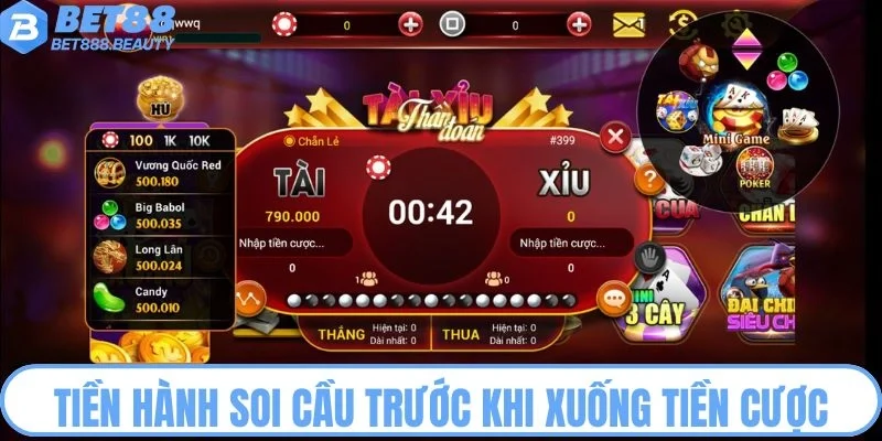 Tiền hành soi cầu trước khi xuống tiền cược